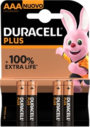 Duracell Plus 100 Engangsbatteri AAA Alkaline